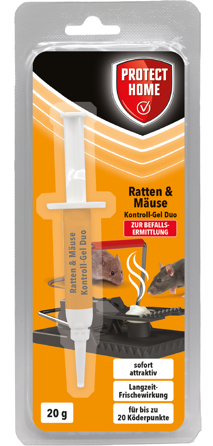 PROTECT HOME Ratten & Mäuse Kontroll-Gel Duo